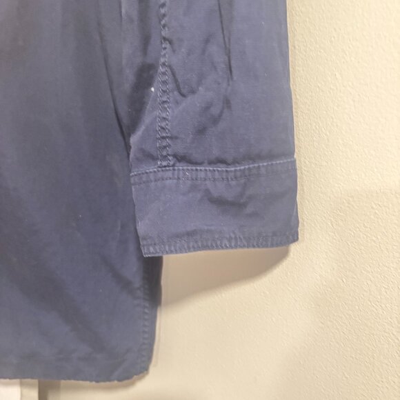 GAP NAVY LONG UTILITY FIELD JACKET WOMEN COAT SIZE Medium - Picture 7 of 16